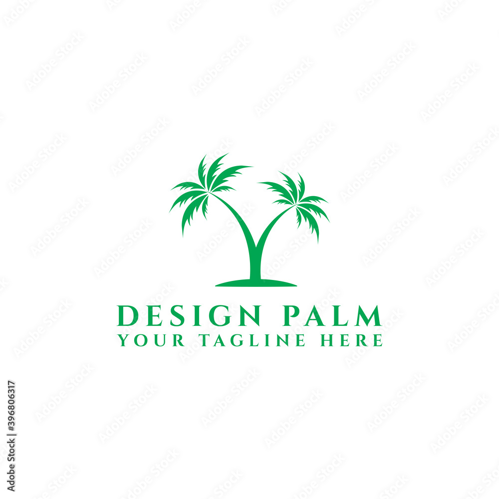 Palm Tree Design Logo Template, - Vector
eps 10, template icon. - vector