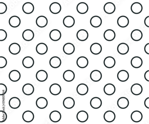 Wallpaper Mural black and white polka dot pattern background vector Torontodigital.ca