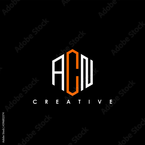 ACN Letter Initial Logo Design Template Vector Illustration