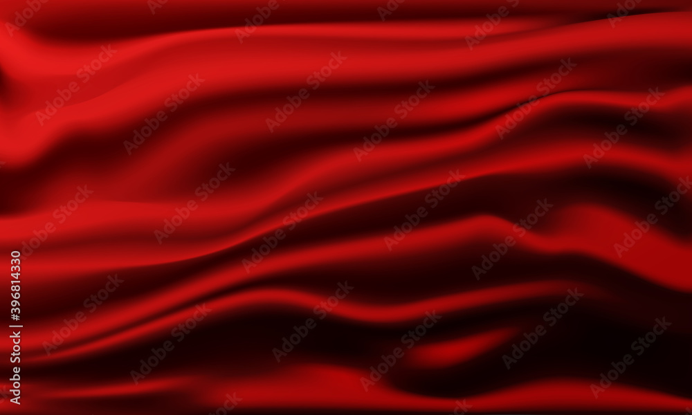 Abstract red cloth vector background. Abstract red cloth vector background.