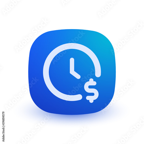Time is Money - Button