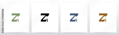 Horse On Letter Logo Design Z
