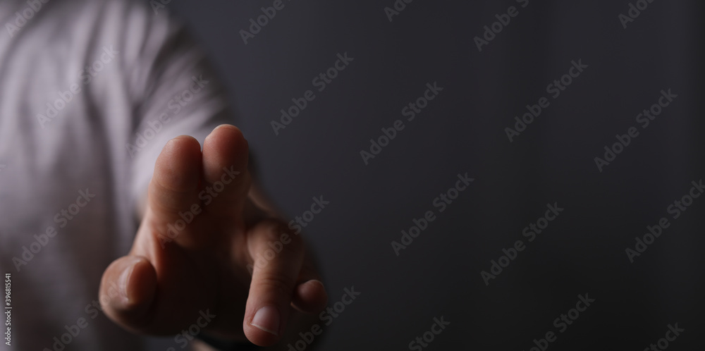man finger pointing touch pressing man finger pointing touch pressing