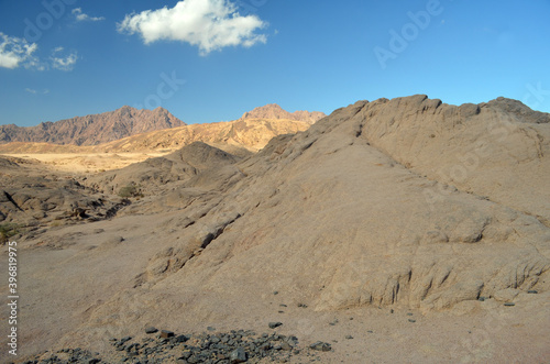 Desert of Sinai Peninsula, Egypt. Near Sharm El Sheikh