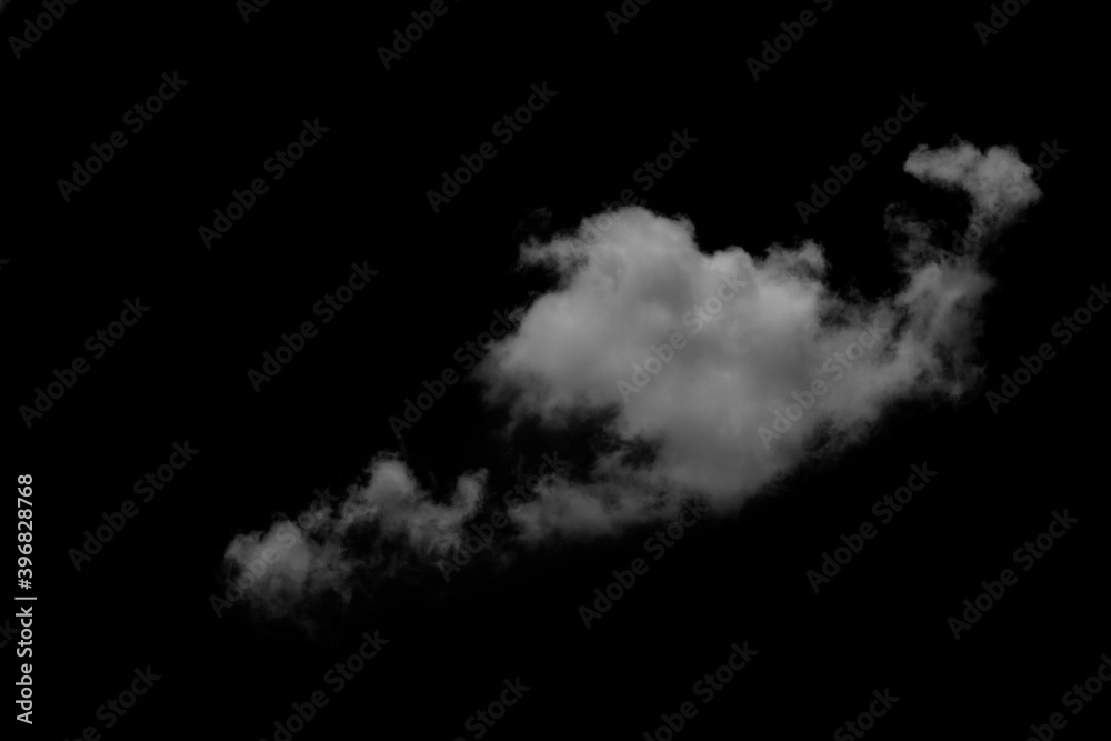 White cloud object for nature design summer background.