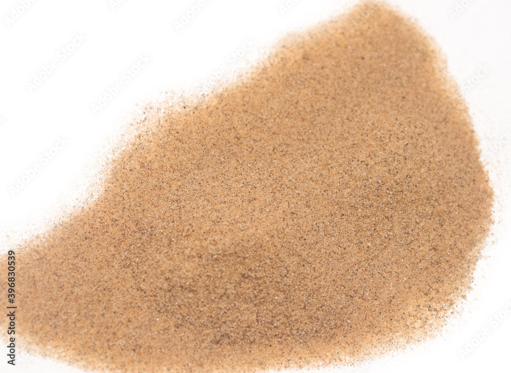 Sand on white Sand on white