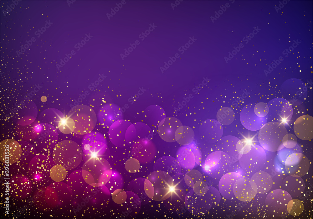 Holiday Abstract shiny color gold design element