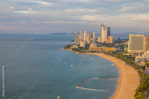 the cityscape of Pattaya Thailand Asia