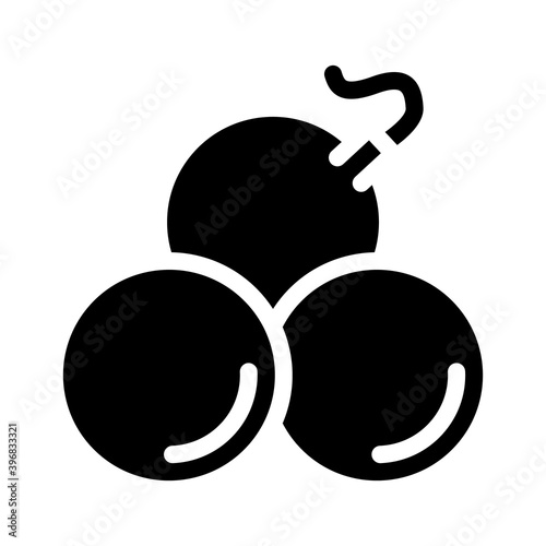 kernels cores glyph icon vector illustration black photo