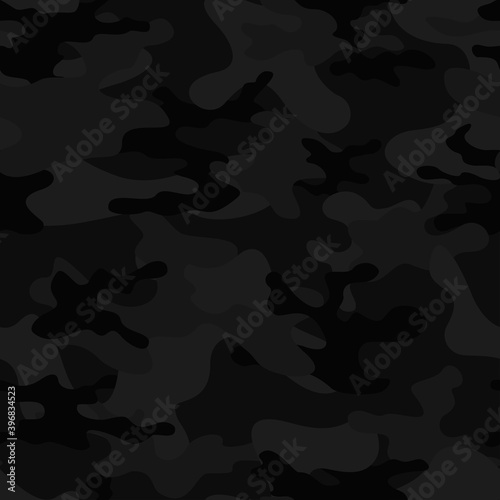  Camouflage vector black background stylish street template.