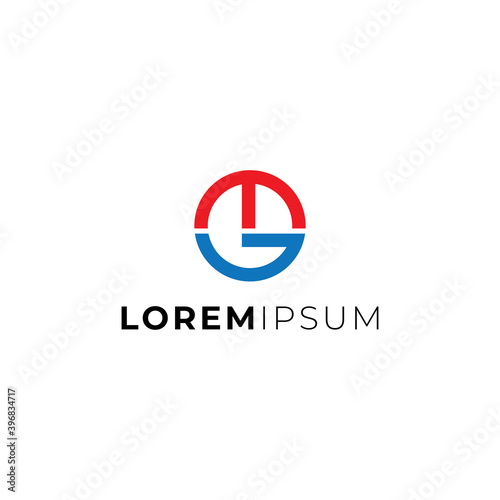 Free Download Letter MG Circle logo design - GFXLoad