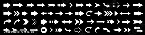 Arrow icon. Mega set of vector arrows