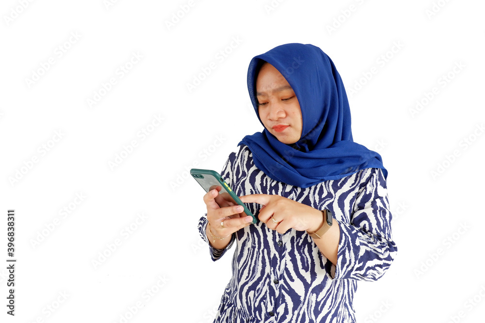 The gesture of beautiful Hijab Woman. Happy, Sad, Confused, Bored, Thinking, Thump-up, Surprised, Smile, Love, Hello, Pointing Forward, Calling, Video Call. The gesture of beautiful Hijab Woman. Happy, Sad, Confused, Bored, Thinking, Thump-up, Surprised, Smile, Love, Hello, Pointing Forward, Calling, Video Call.