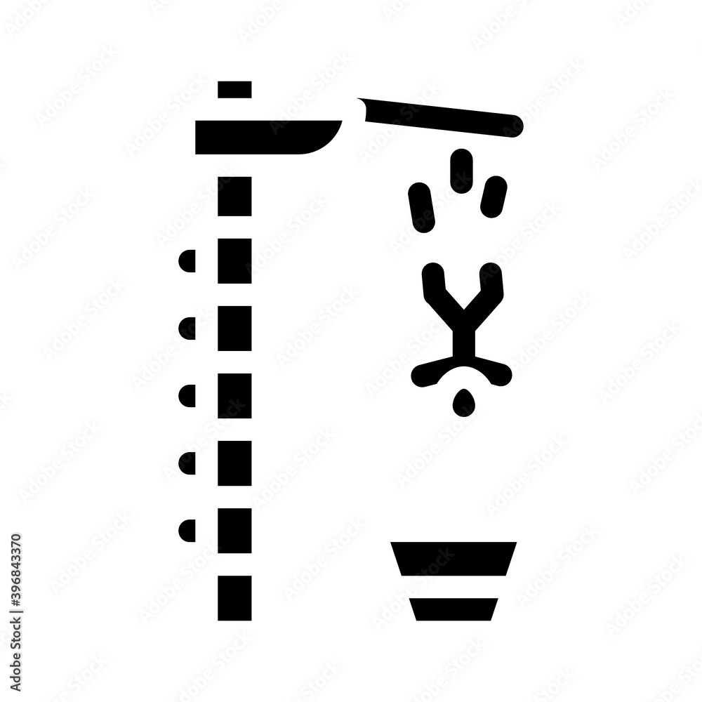 jumping into water from height glyph icon vector illustration jumping into water from height glyph icon vector illustration