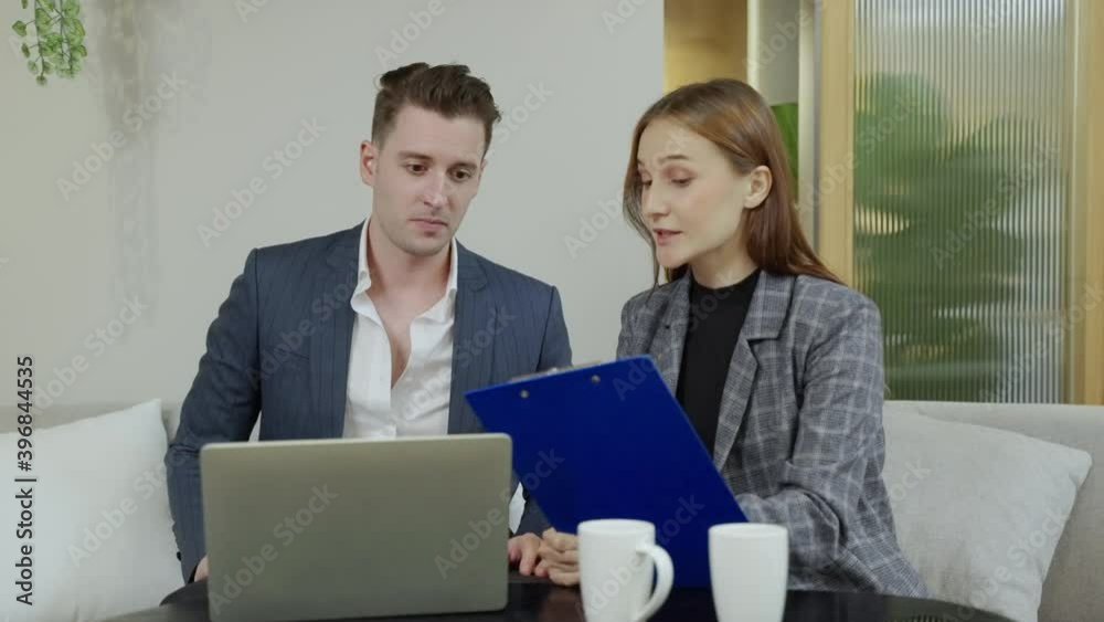 young Caucasian business partner is discussing marketing strategies to achieve the stated objectives.
young Caucasian business partner is discussing marketing strategies to achieve the stated objectives.