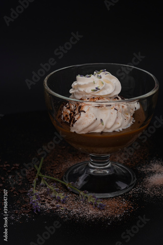 Chocolate coffee panna cotta