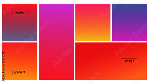 Trendy simple fluid color gradient background. Colorful abstract dynamic vector illustration, creative smooth background decor for web design, card, book cover, landing page, banner or poster © onajourney