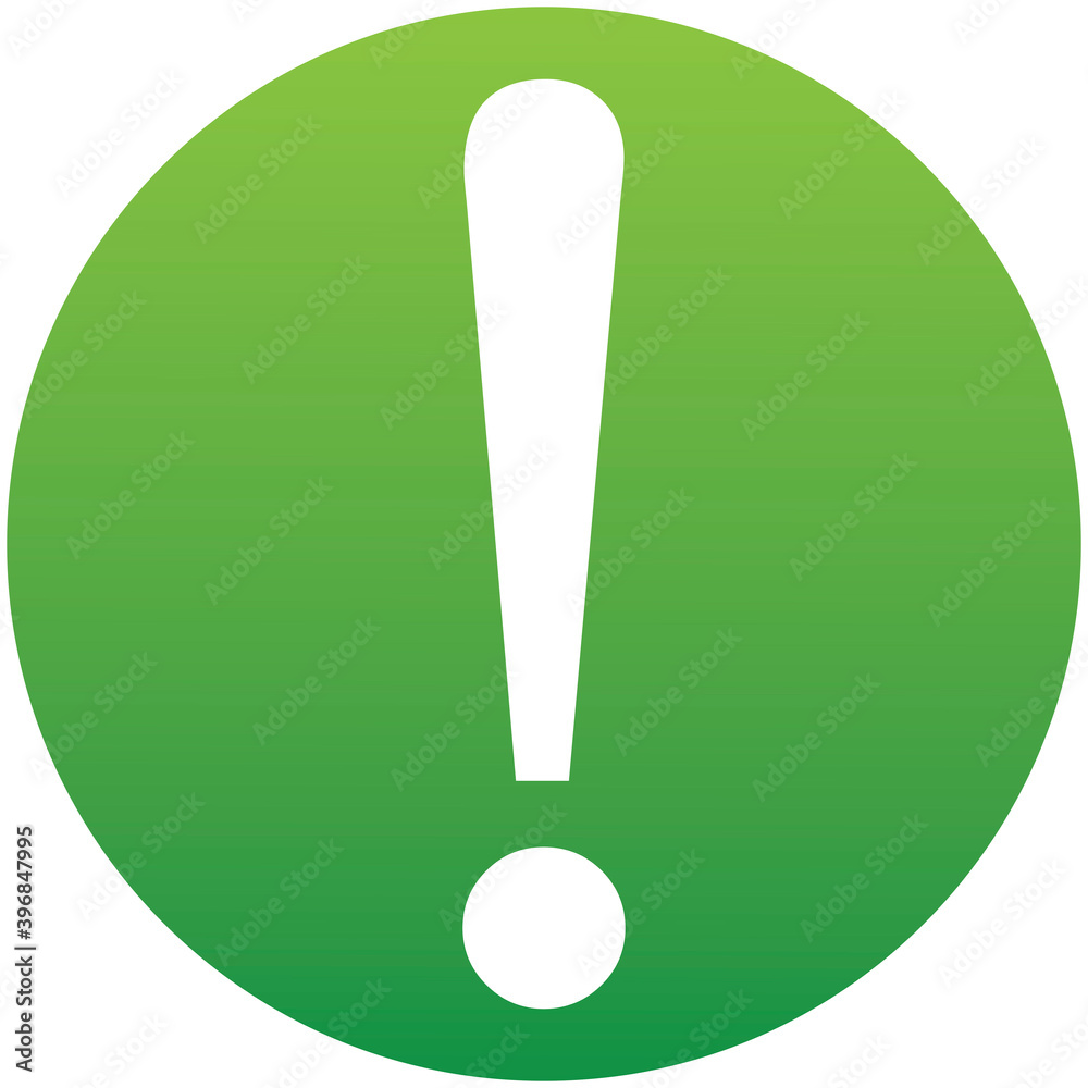 Exclamation mark icon of a set. Vector illustration. Isolated on white background. Exclamation mark icon of a set. Vector illustration. Isolated on white background.