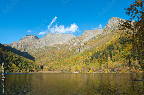 Autumn in the mountains  Caucasus