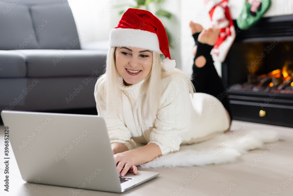 Christmas online holiday remote celebration X mas new year in lockdown coronavirus quarantine covid 19 new normal, social distance, remote communication, stay home vocation, Christmas party online Christmas online holiday remote celebration X mas new year in lockdown coronavirus quarantine covid 19 new normal, social distance, remote communication, stay home vocation, Christmas party online