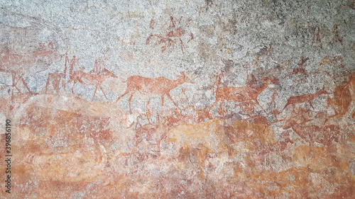 Rock art at Matobo National Park © TravelTelly