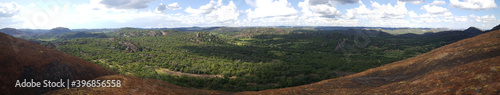 Mountain range panorama of Matobo National Park