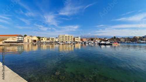 The Old Venetian Harbour of Chania, Crete, Greece. © abrada