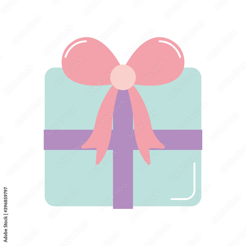 gift box with bow on white background gift box with bow on white background