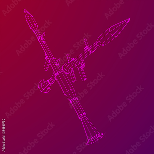 Anti-tank rocket propelled grenade launcher - RPG 7