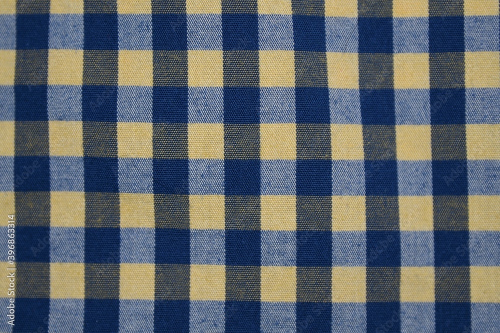 blue and yellow checked fabric blue and yellow checked fabric