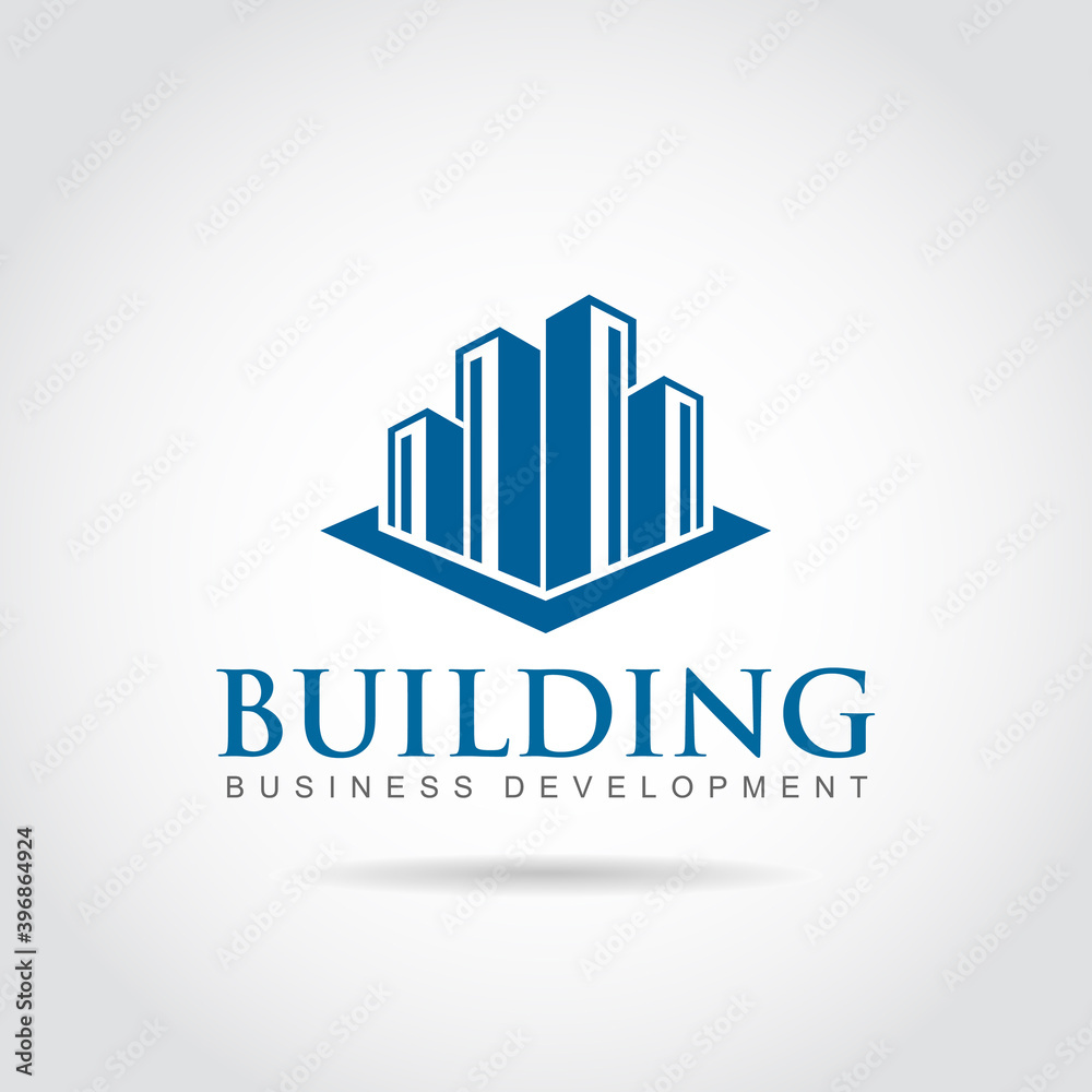 Building the abstract logo template. Vector illustration eps.10