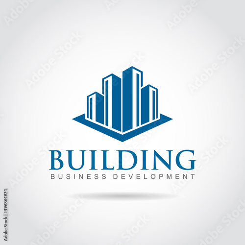 Building the abstract logo template. Vector illustration eps.10