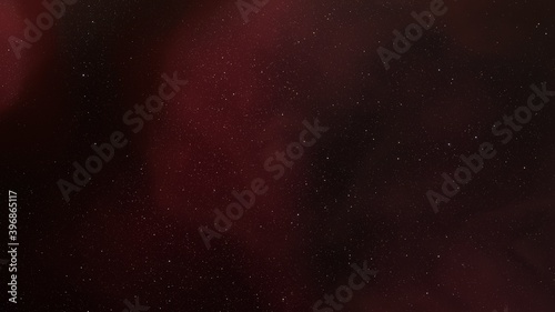 Science fiction illustrarion, deep space nebula, colorful space background with stars 3d render