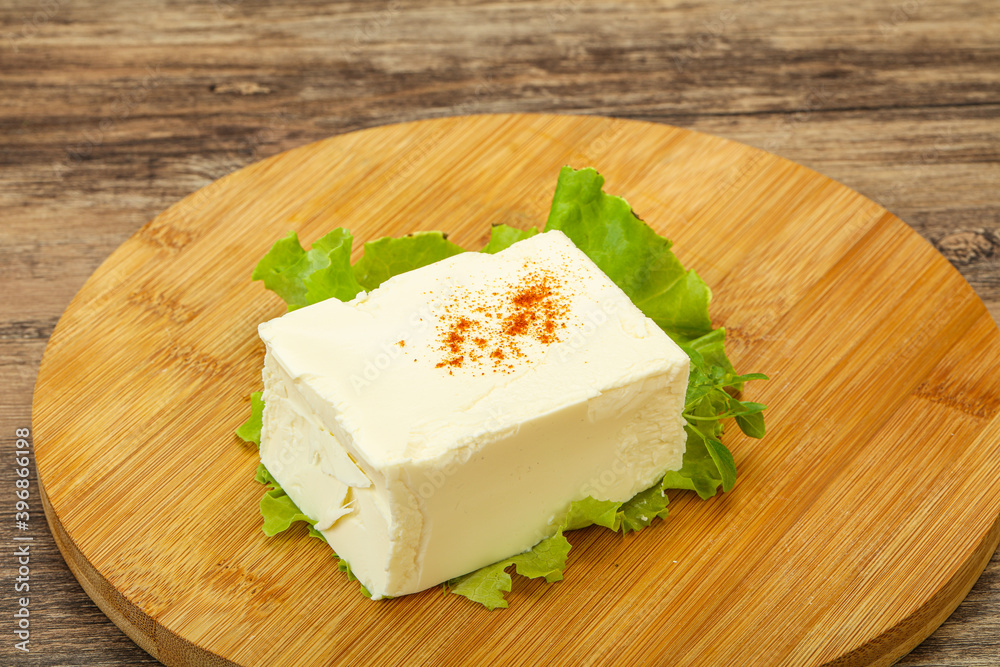 Greek traditional soft feta cheese