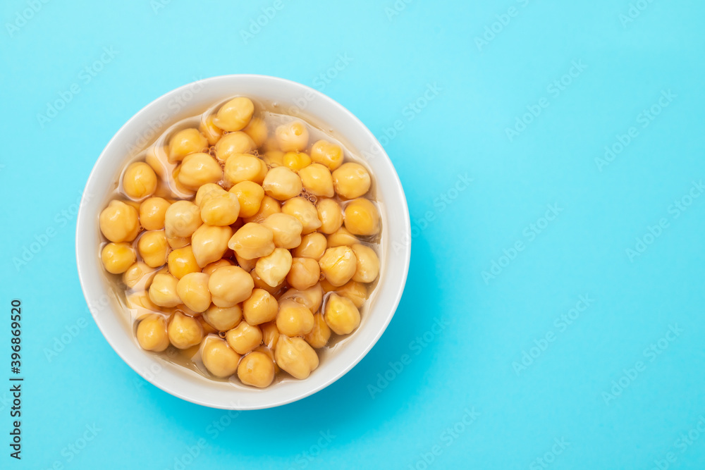 boiled chick pea in white bowl boiled chick pea in white bowl