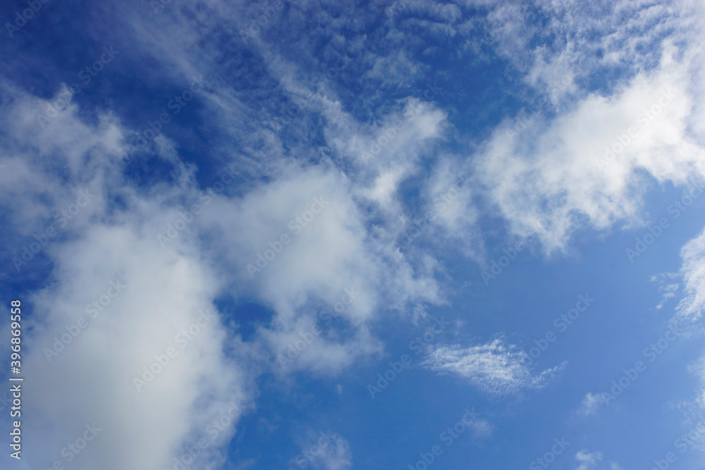 blue sky with clouds