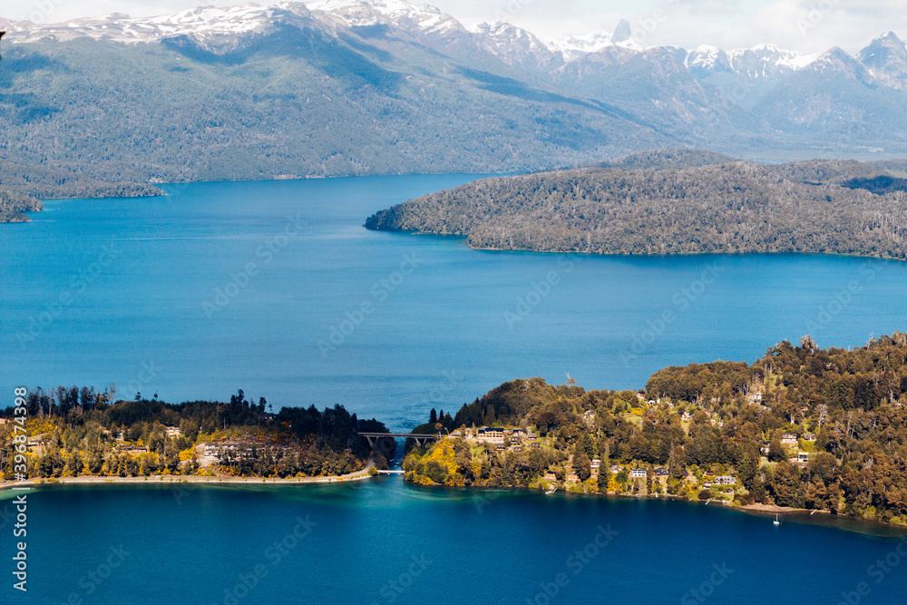 
View of Villa La Angostura from Belvedere hill.