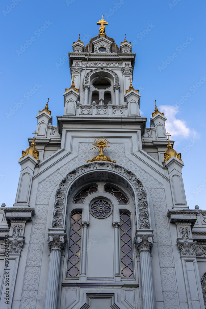 Fototapeta premium Sveti Stefan Church is an Orthodox church in Balat İstanbul Turkey. Sveti Stefan Church is affiliated to the Bulgarian exarry.