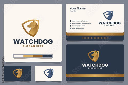watchdog, dog , guard ,safety , logo design and business card