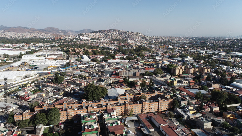 “Vista general de las calles y periferia, el 28 de noviembre de 2020, en 
Atizapán de Zaragoza, Estado de México