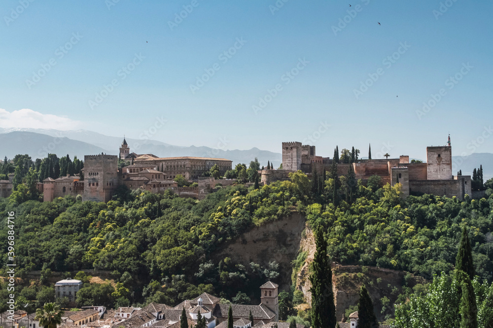 Image of the Alhambra in Granada, Spain.