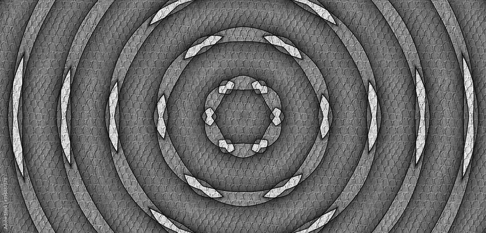 Black and White Abstract Design, Background Image
