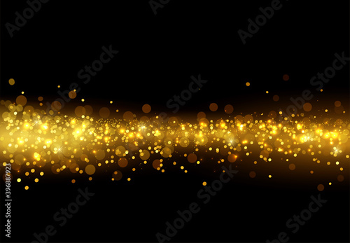Holiday Abstract shiny color gold design element