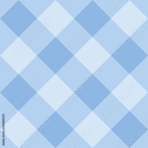 Seamless sweet blue vector background - checkered pattern or grid texture for web design, desktop wallpaper or classic culinary blog website