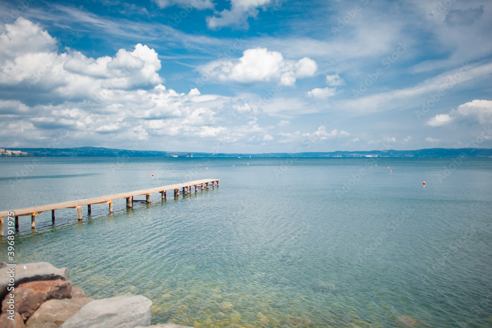 Lake of Bolsena, Viterbo, Italy Lake of Bolsena, Viterbo, Italy