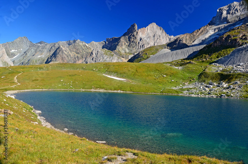 Lac Rond du col de la Vanoise - Alpes