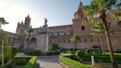 Beautiful Cathedral in Palermo, Sicily. 