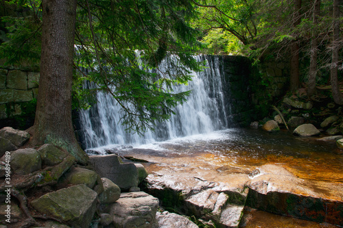 The Wild Waterfall at Karpacz  Poland