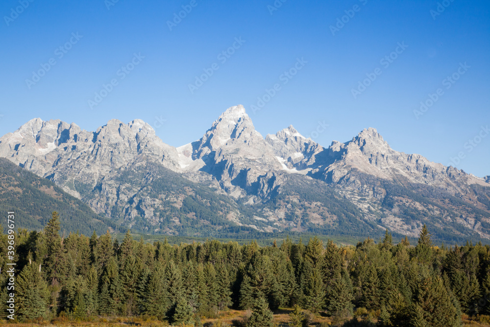 Teton Mountains from Wyoming