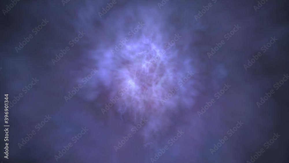 Lilac clouds move endlessly.